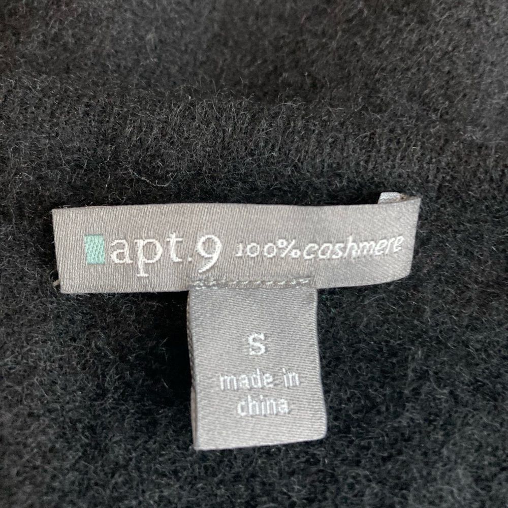 Cashmere Argyle Pattern Button Front Cardigan Size S - Picture 6 of 7